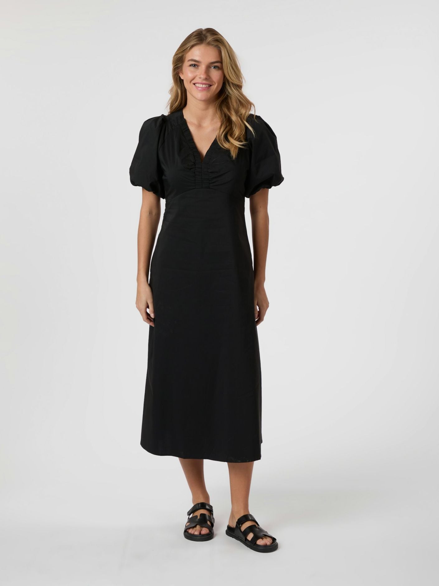 Jurk Illana Poplin Black