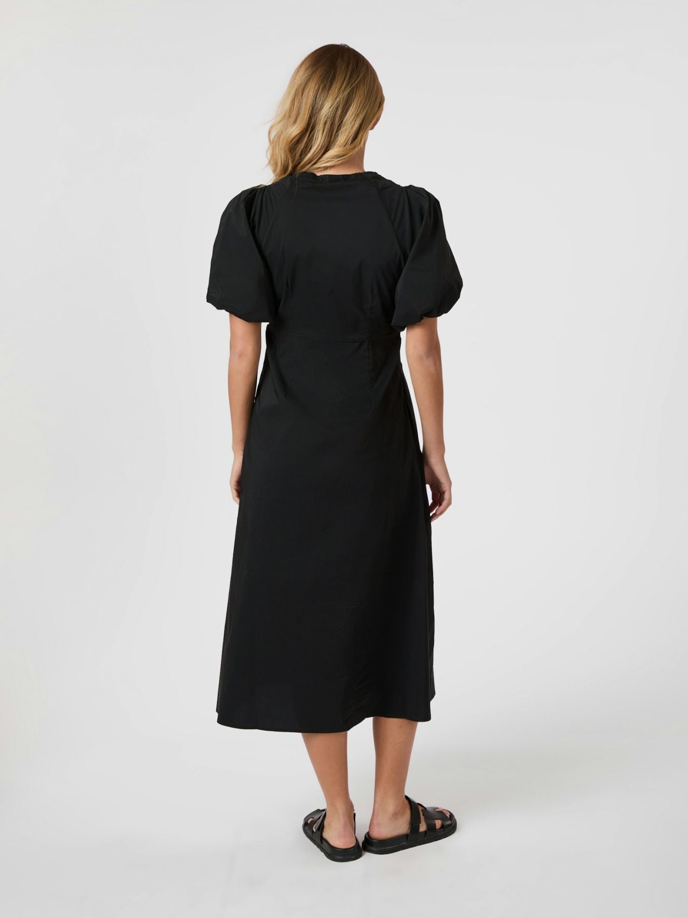 Jurk Illana Poplin Black