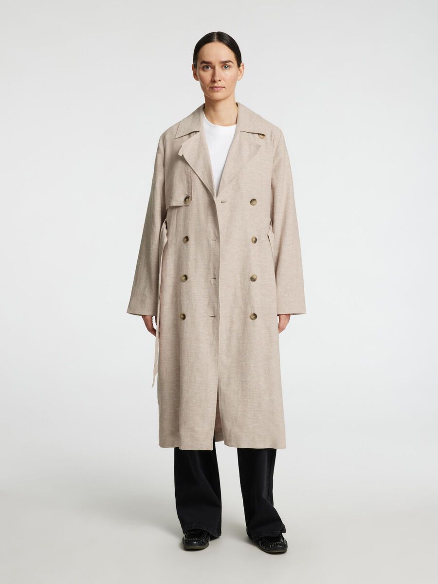 Jada Sun Trenchcoat Nomad Melange
