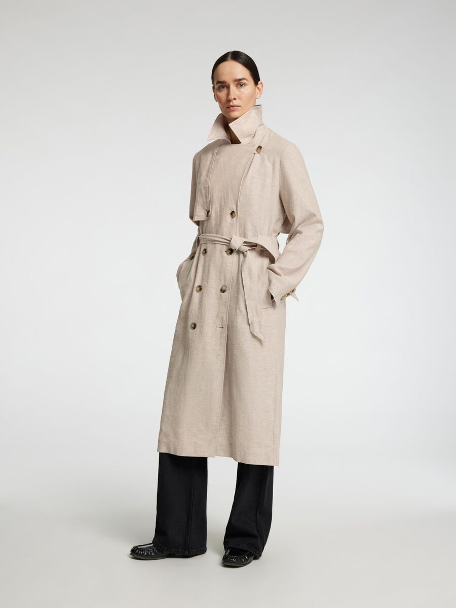Jada Sun Trenchcoat Nomad Melange