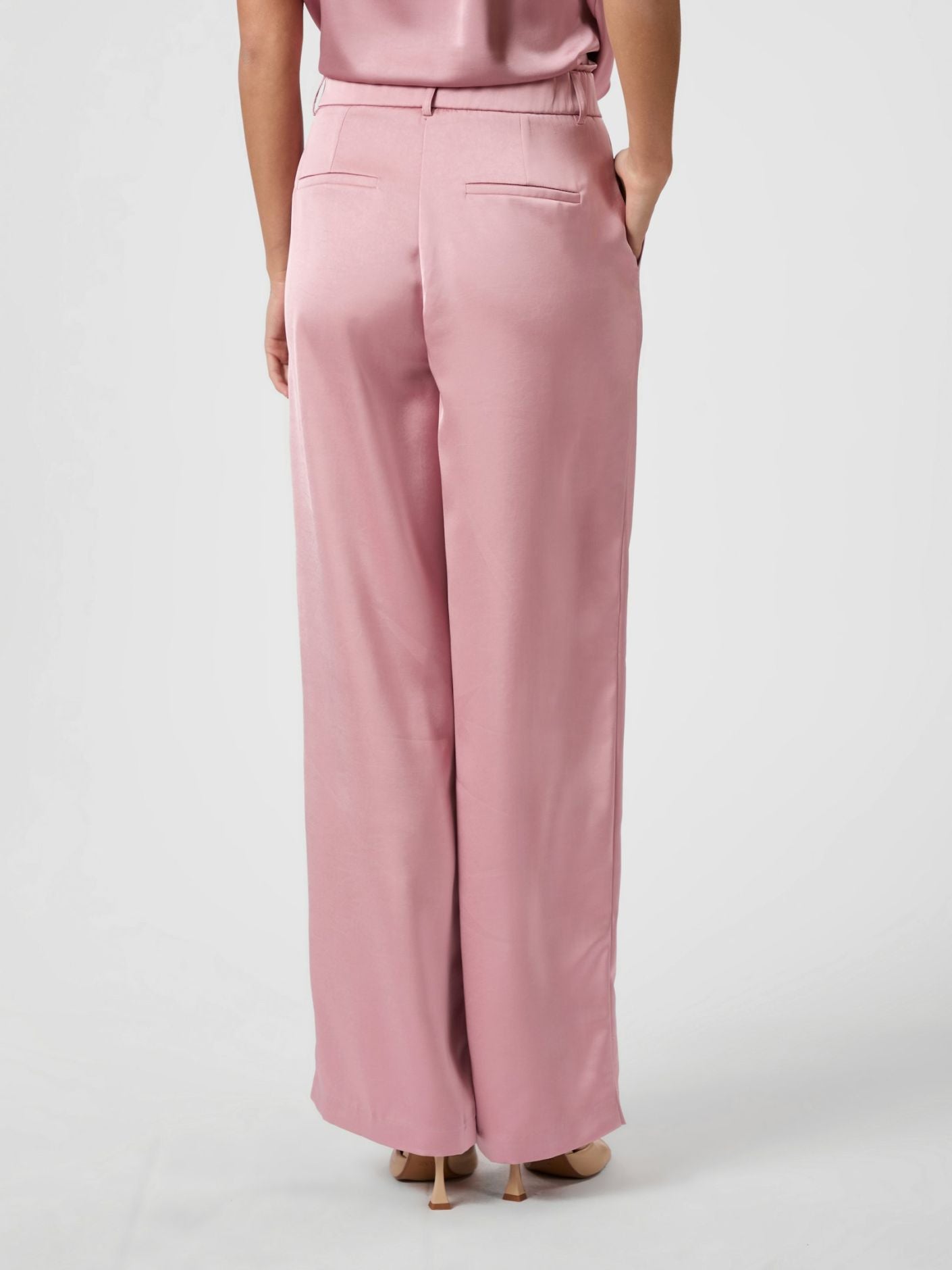 Broek Emmet Heavy Sateen Evening Rose