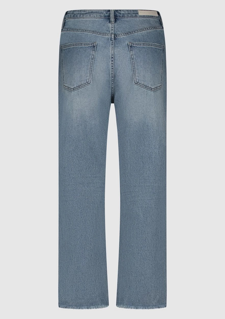 Jaimy Cropped Denim Poppy Blue