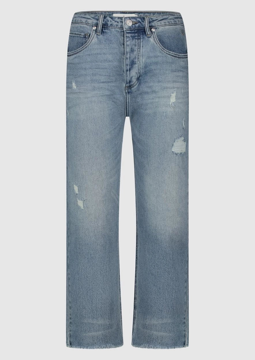 Jaimy Cropped Denim Poppy Blue