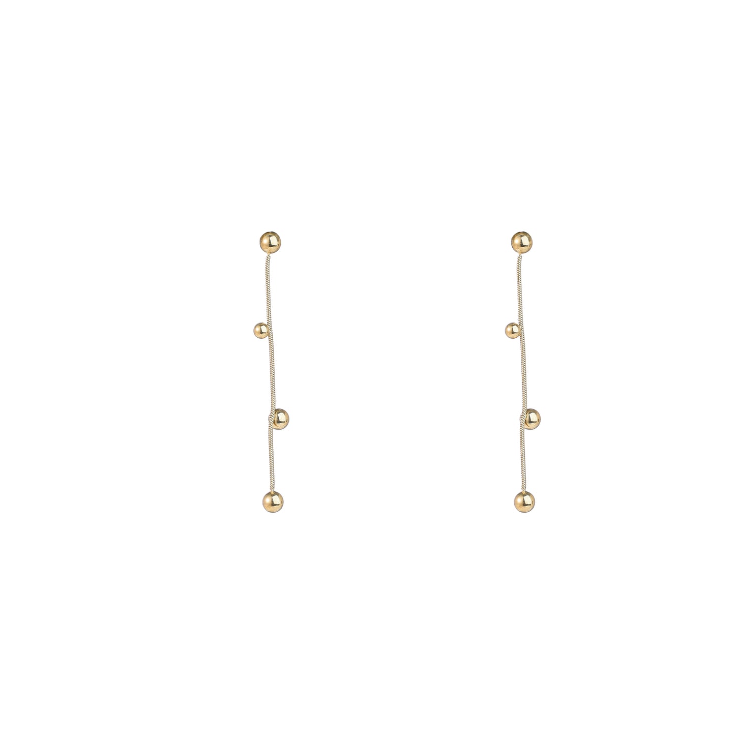 Oorbellen Balls Dangle E5233-2