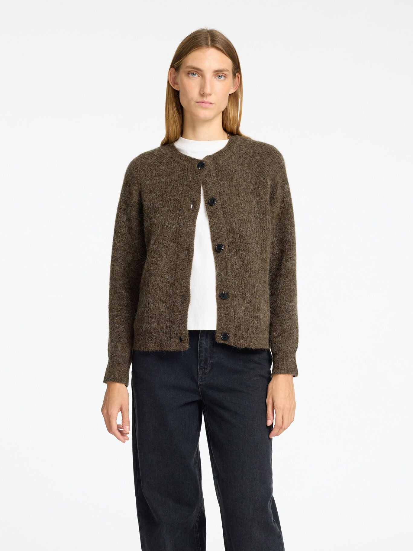 SLFLULU NEW LS KNIT CARDIGAN DELICIOSO