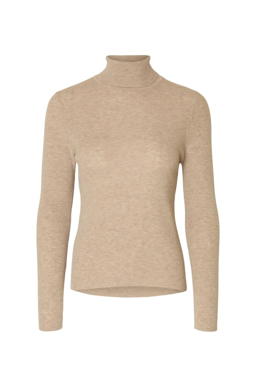 SLFINGRID LS KNIT WOOL BLEND ROLL NECK