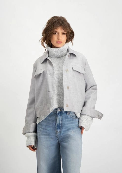 Faith Jacket Light Grey