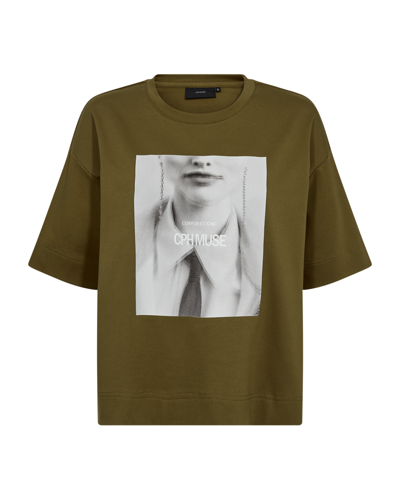 CMMUSE TEE MILITARY OLIVE