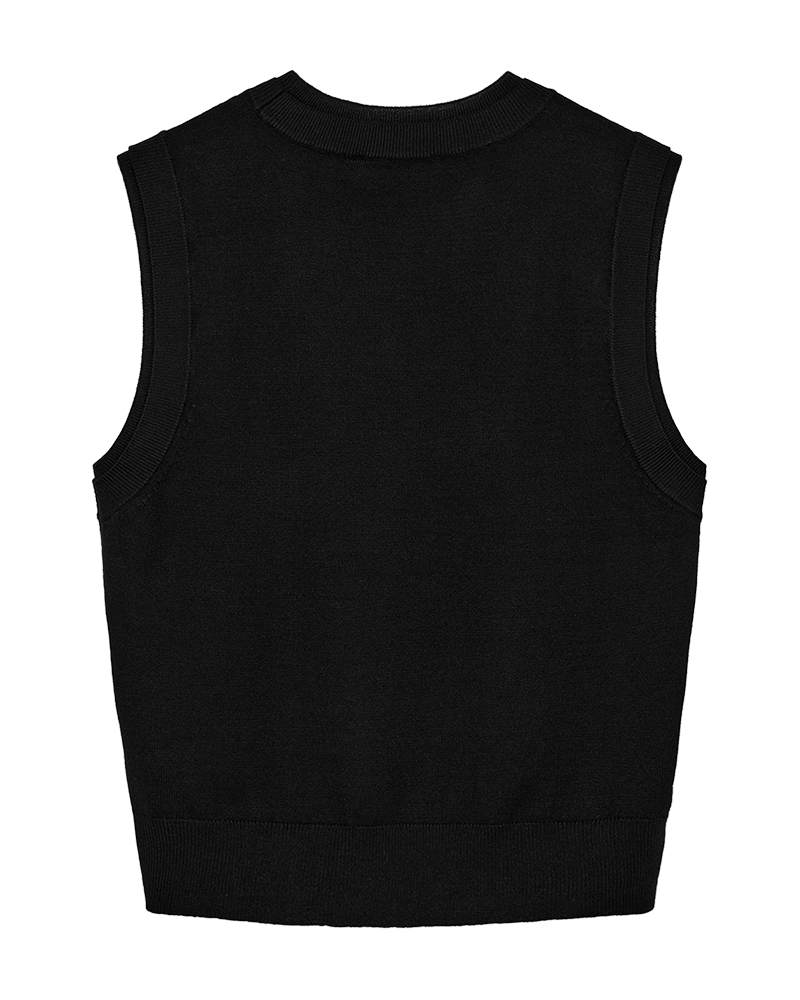 CMVERAN WAISTCOAT BLACK