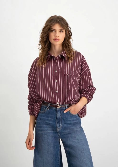 Yana Blouse Aubergine