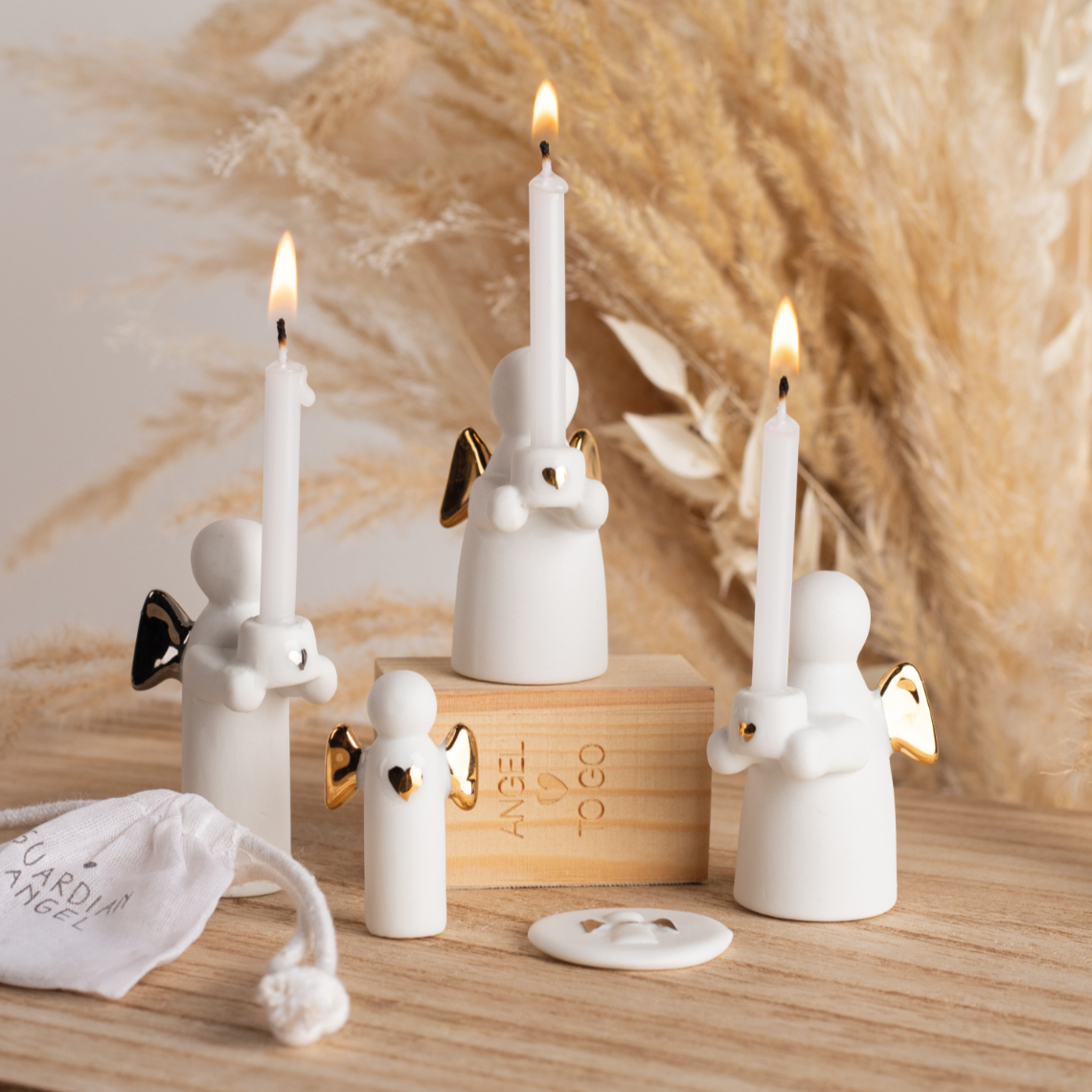 Räder Guardian Angels Candle Gold
