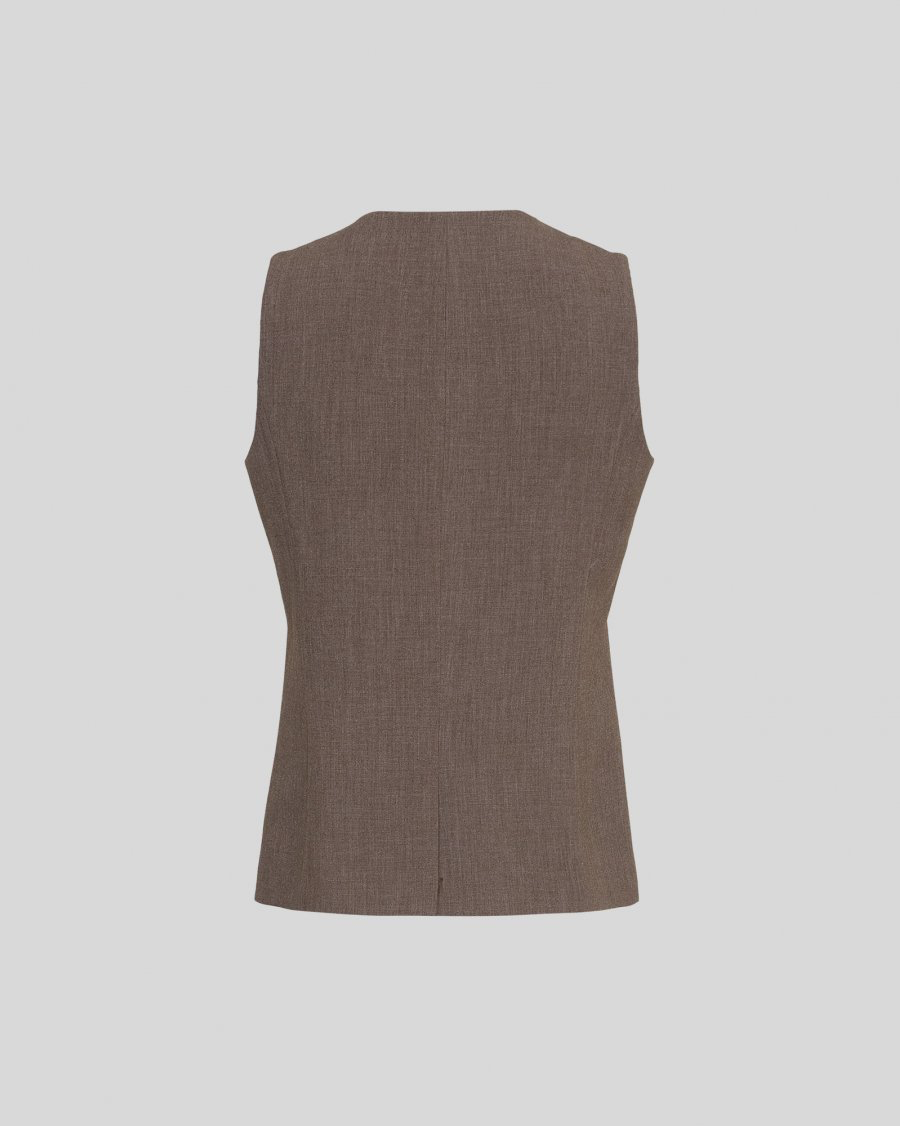 MSCHRosina Michelle Waistcoat Slate Black