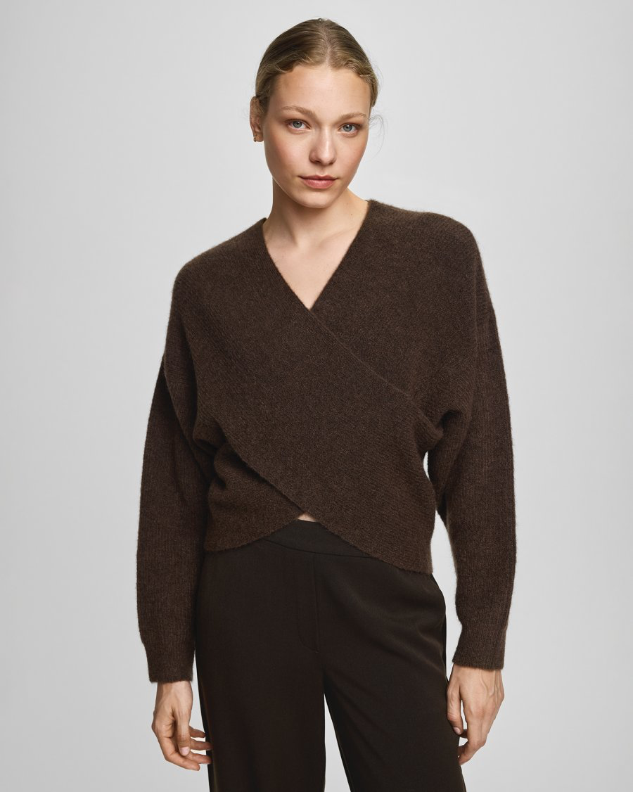 MSCHZinelle Hope Wrap Pullover Slate Black