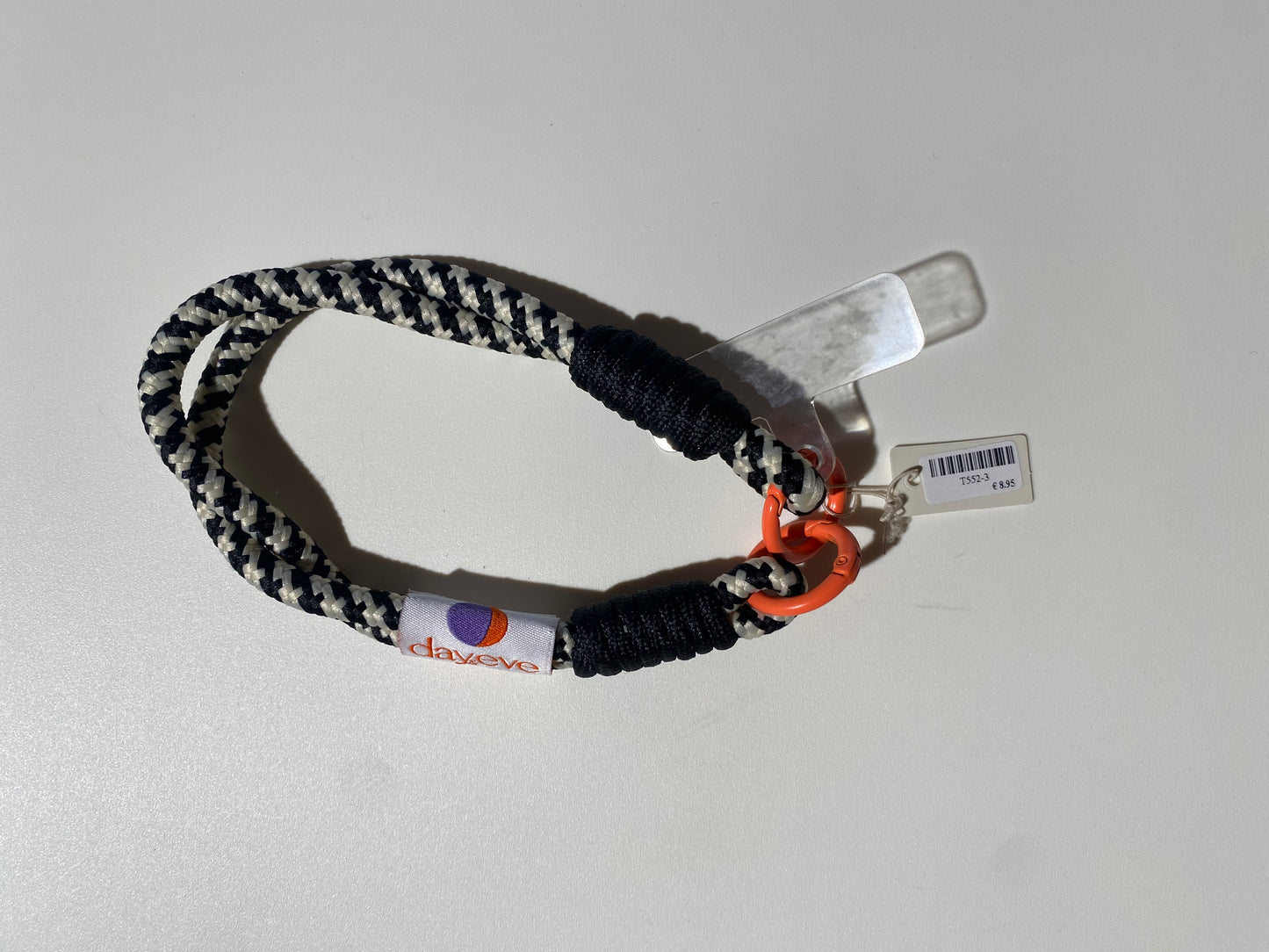 Day&Eve Telefoonkoord Short Double - black Stripe