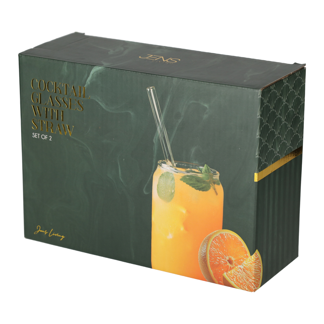 Jens Cocktailglazen met rietje