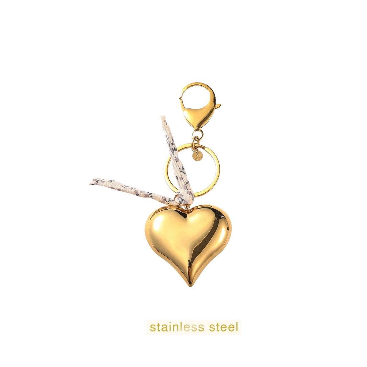 Day&Eve Tas-hanger - sleutelhanger gouden hart
