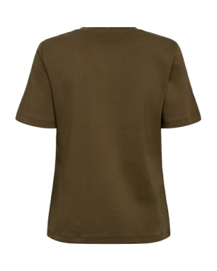 CMMUSE-TEE dark olive slim fit