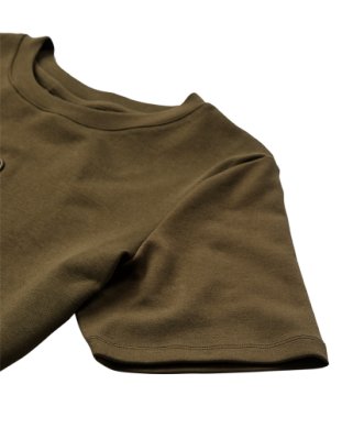 CMMUSE-TEE dark olive slim fit