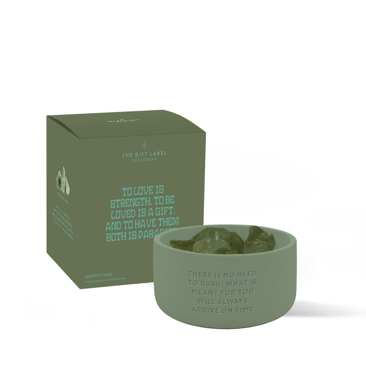 Stone Diffuser To Love Is Strenght(groen)