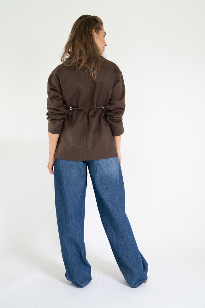 Est Seven Ojacky Jacket dark brown