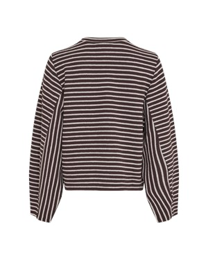 Msch Sofia Sweatshirt molé/oatmeal