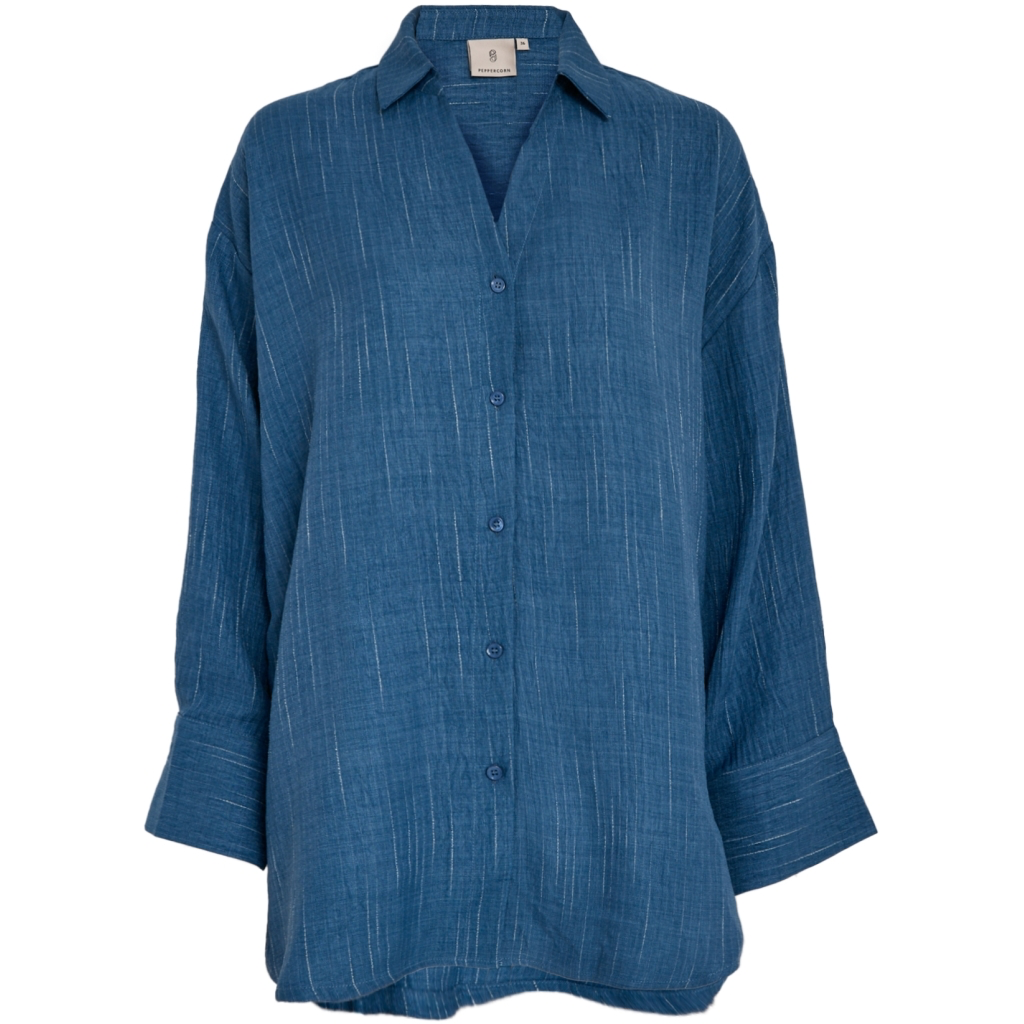 PCGaby Pinstripe Shirt mb denim