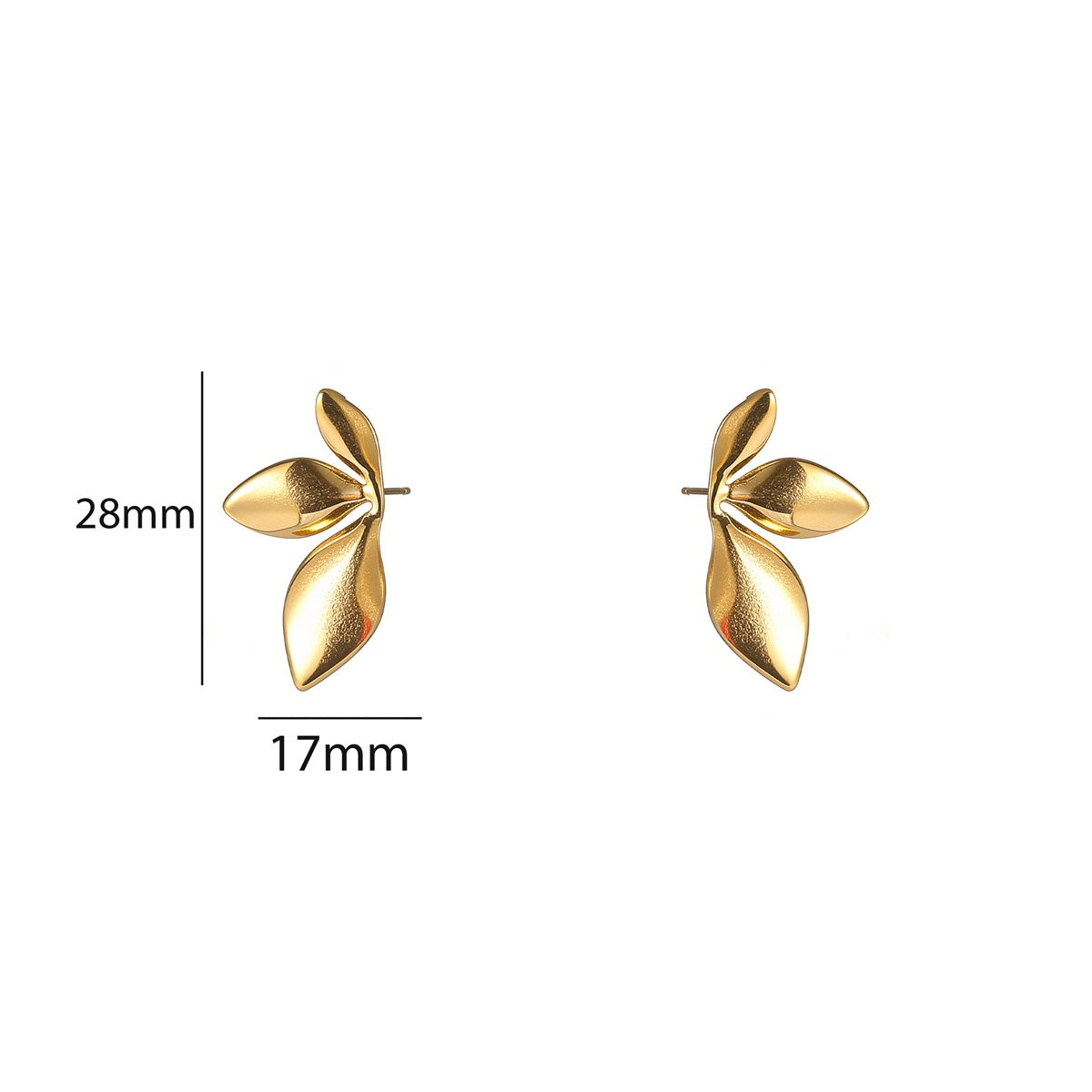 E61178 Half Lily Stud