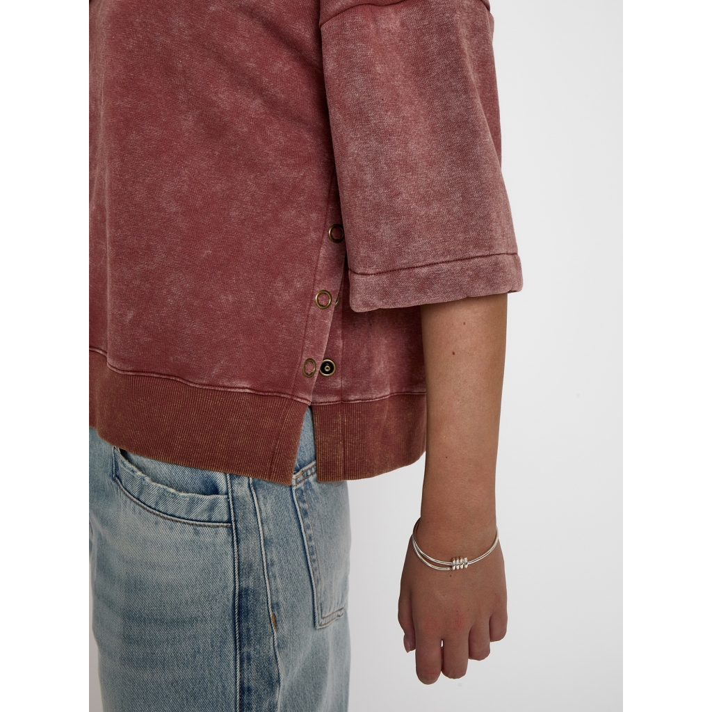 PCRaquel Sweatshirt maroon red