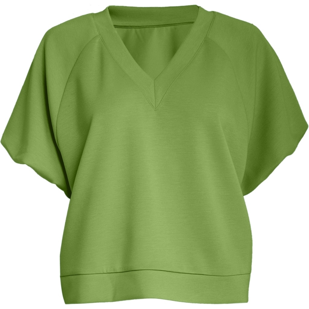 PCMinnie GRS Ballon Sleeve Bloue calla green