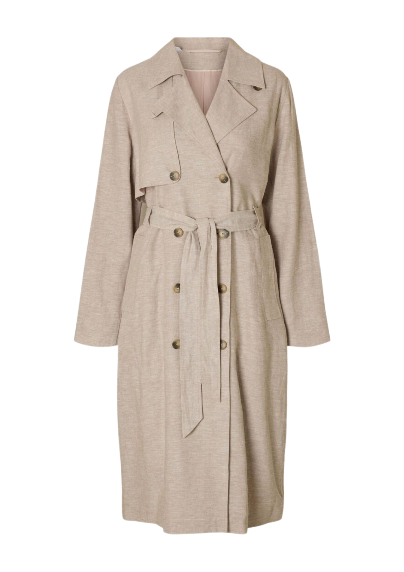 Jada Sun Trenchcoat Nomad Melange