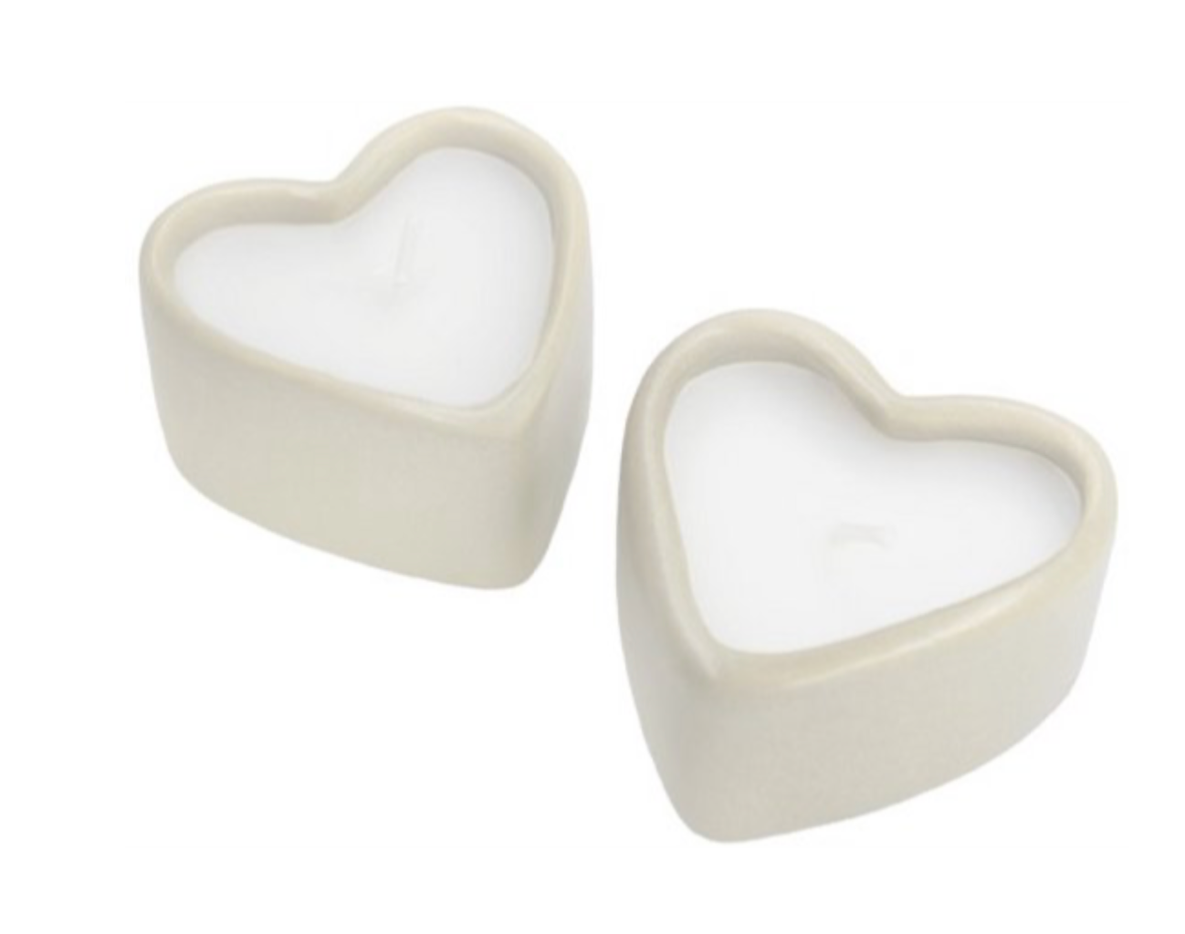 Leeff Heart Candles Hanne set of 2