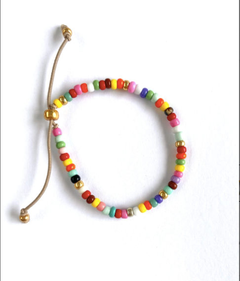 Papierpleziertjes kaart met armband