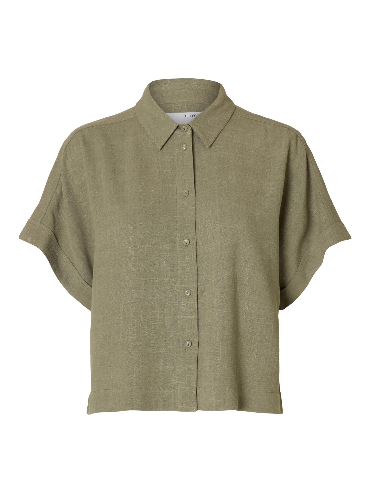 Viva Cropped Sun Shirt Vetiver