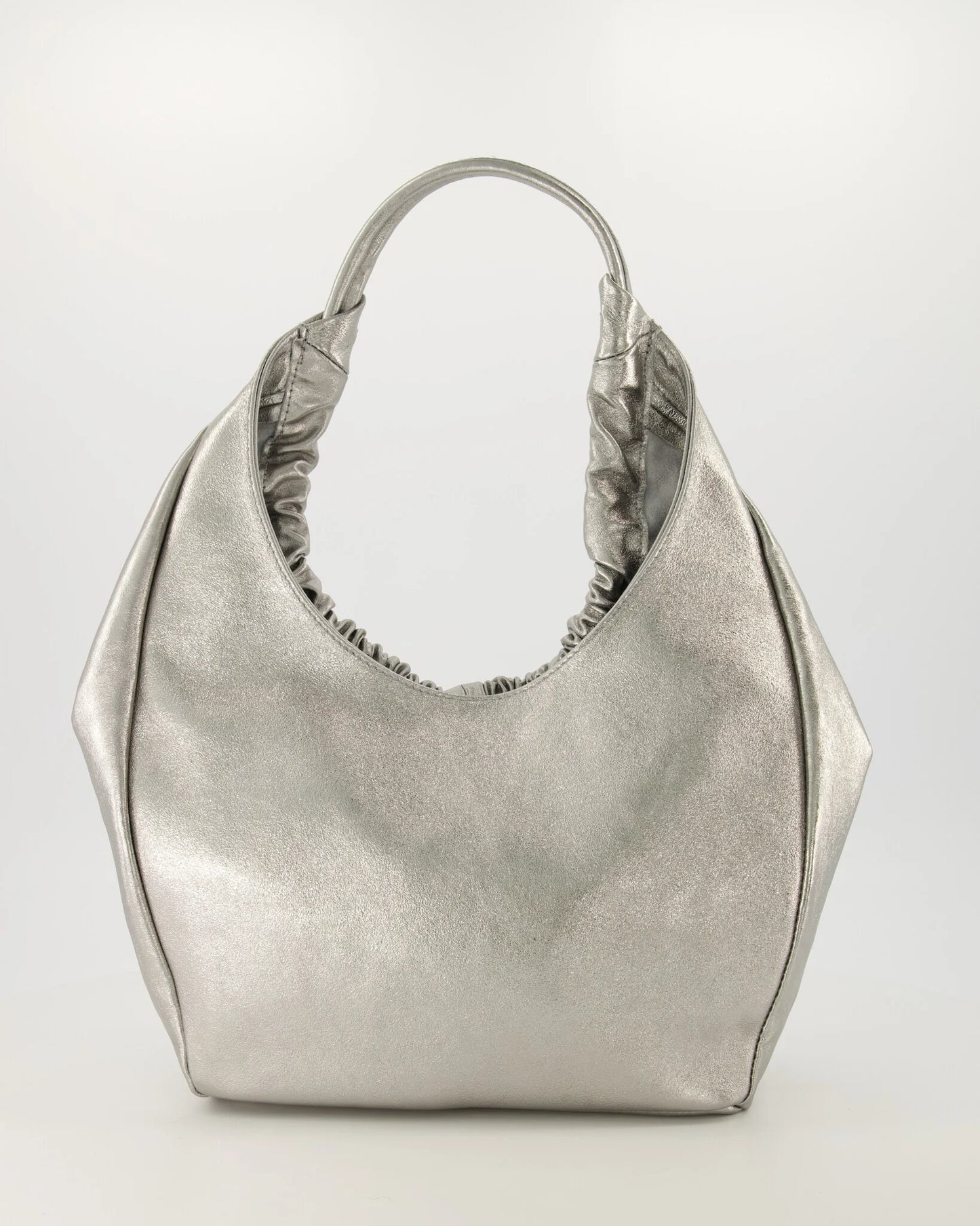 Tas Leonora Sauvage Metallic Zilver