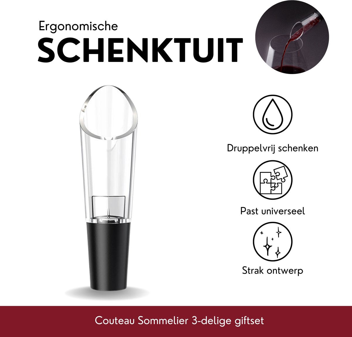 Memoire Couteau Sommelier Giftset 3-delig