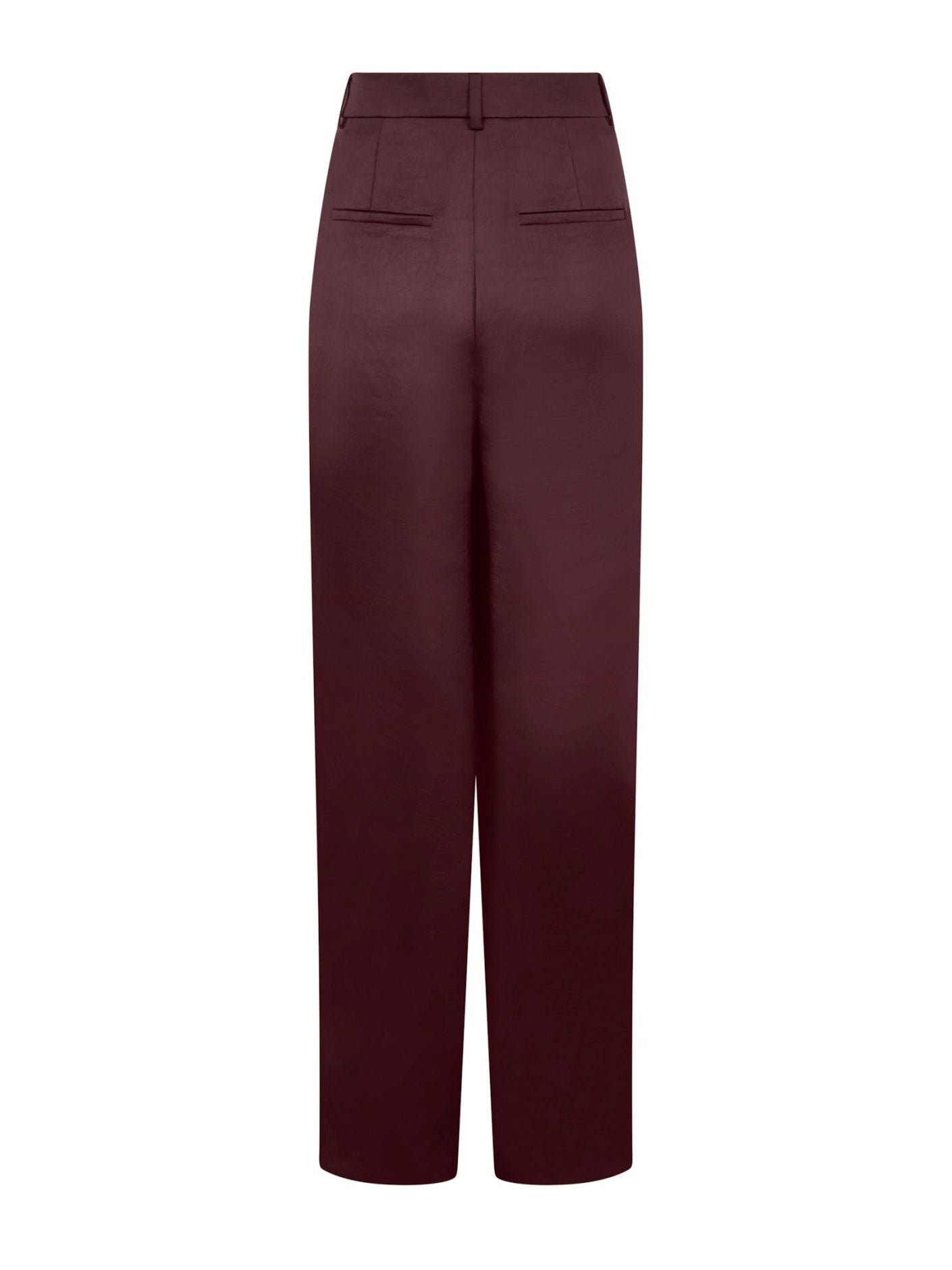 Emmet Sateen Pants Burgundy
