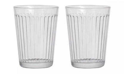 Gusta ribbelglas set van 2