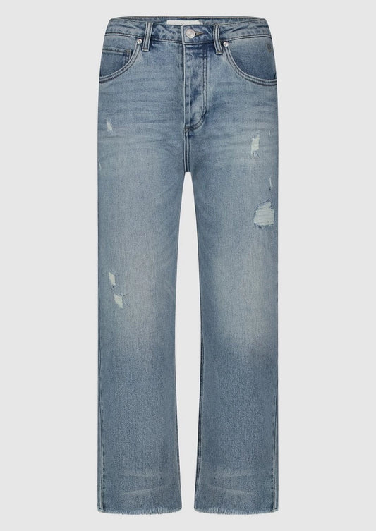 Jaimy Cropped Denim Poppy Blue