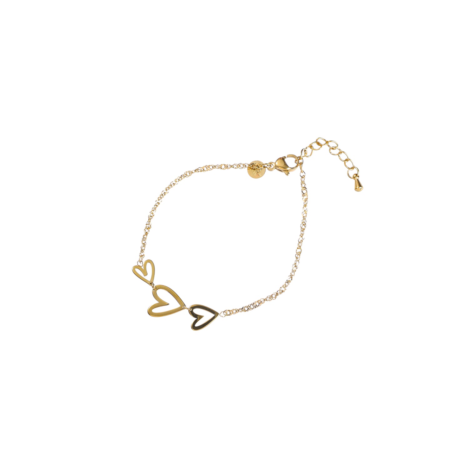 B5339-2 Armband Heart Wave