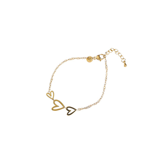 B5339-2 Armband Heart Wave