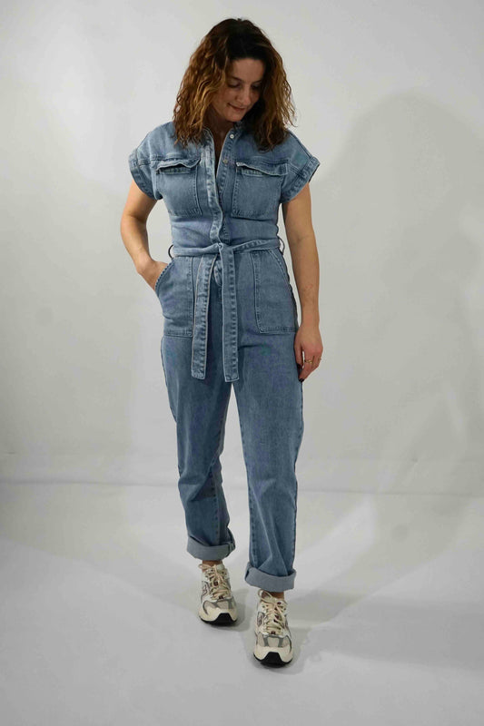 Dana Jumpsuit Sporty Blue Wash