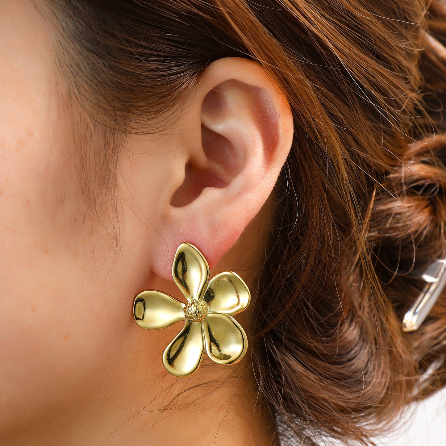 Oorbellen Flower Stud E5399-2