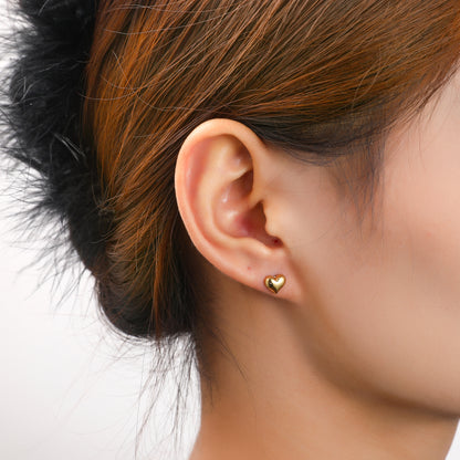 Oorbellen Full Heart Stud E5454-2