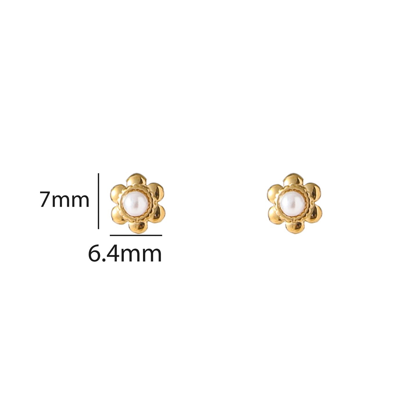 Oorbellen Flower Stud E5456-2