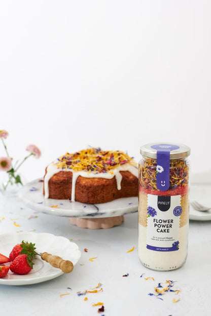 Cake Pot Flower Power Cake