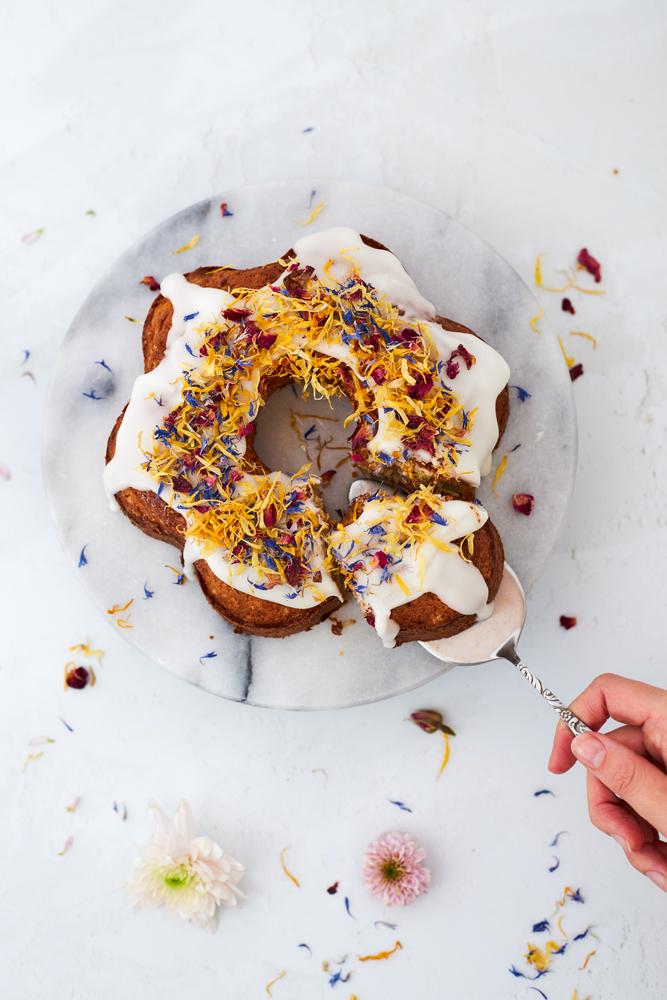 Cake Pot Flower Power Cake