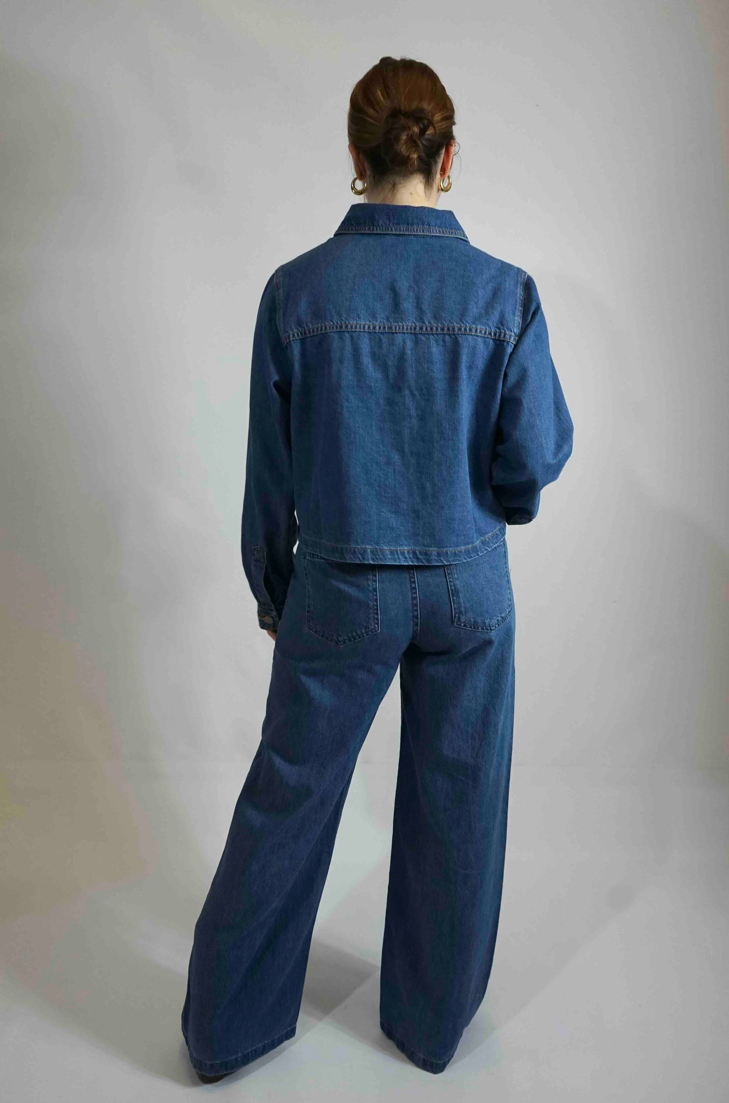 Elena Pants Mid Blue Wash