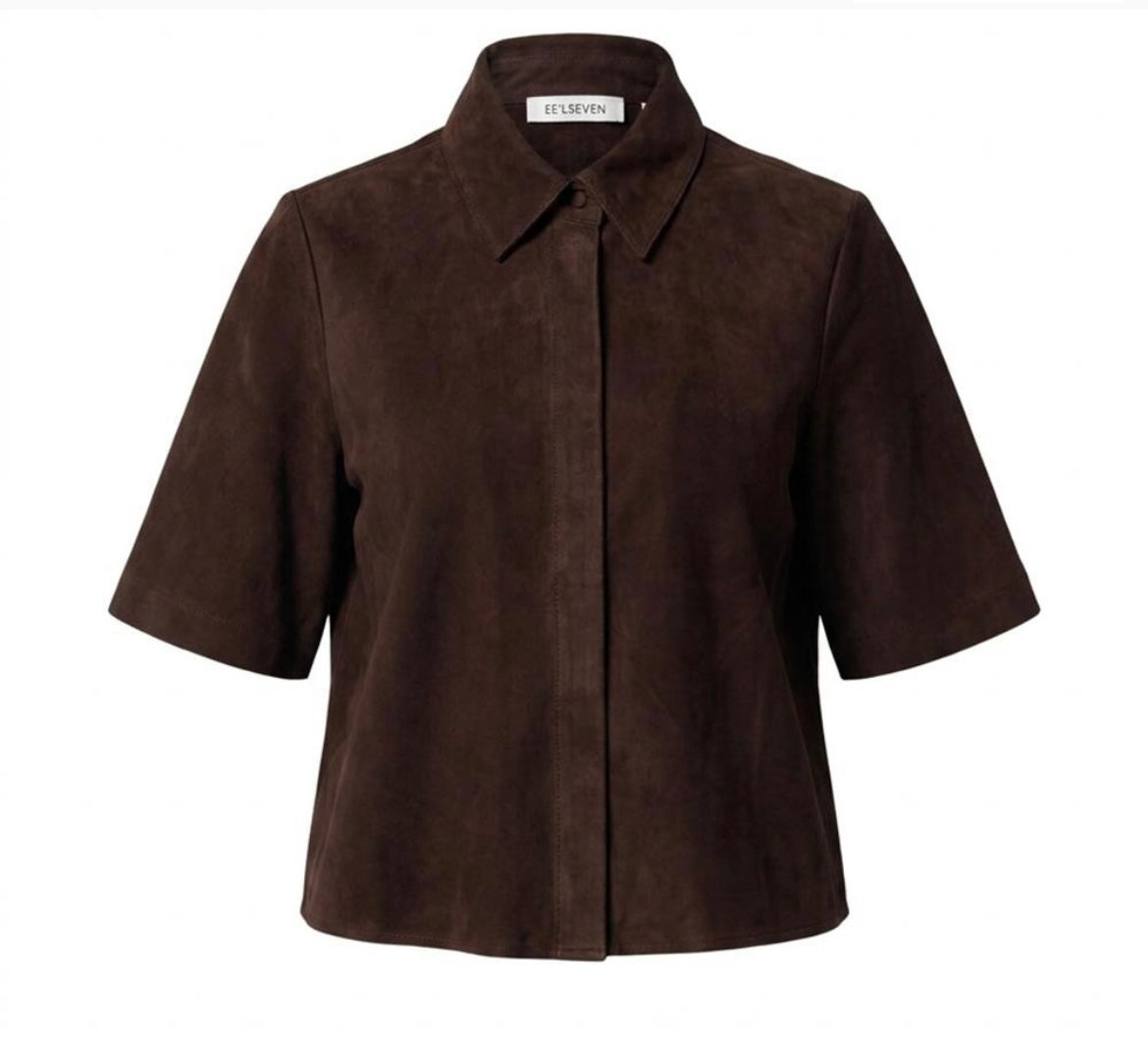 Est Seven Alijah Blouse Leather chocolate