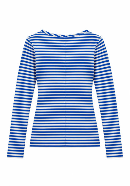 TSP Striped Long Sleeve Top ecru/bright blue 51931