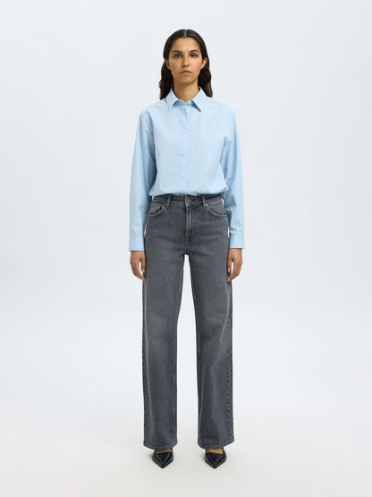 SLFWIDE BEA KORI HW JEANS